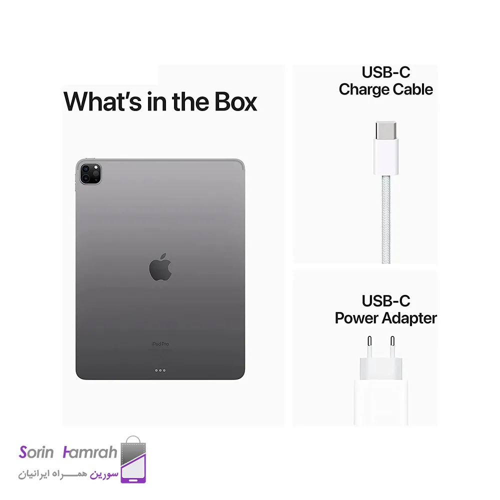 تبلت اپل مدل iPad Pro 12.9 M2 (2022, 12.9") WiFi ظرفیت 256/8 گیگابایت