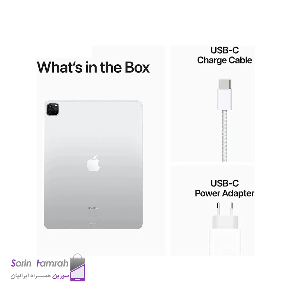 تبلت اپل مدل iPad Pro 12.9 M2 (2022, 12.9") WiFi ظرفیت 256/8 گیگابایت