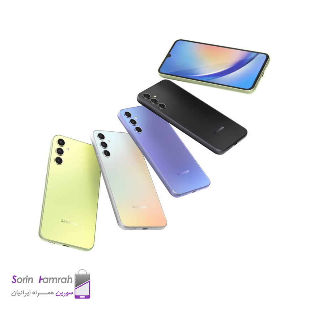گوشی موبایل سامسونگ مدل Galaxy A34 5G دو سیم کارت ظرفیت 128/8 گیگابایت (همراه با شارژر)