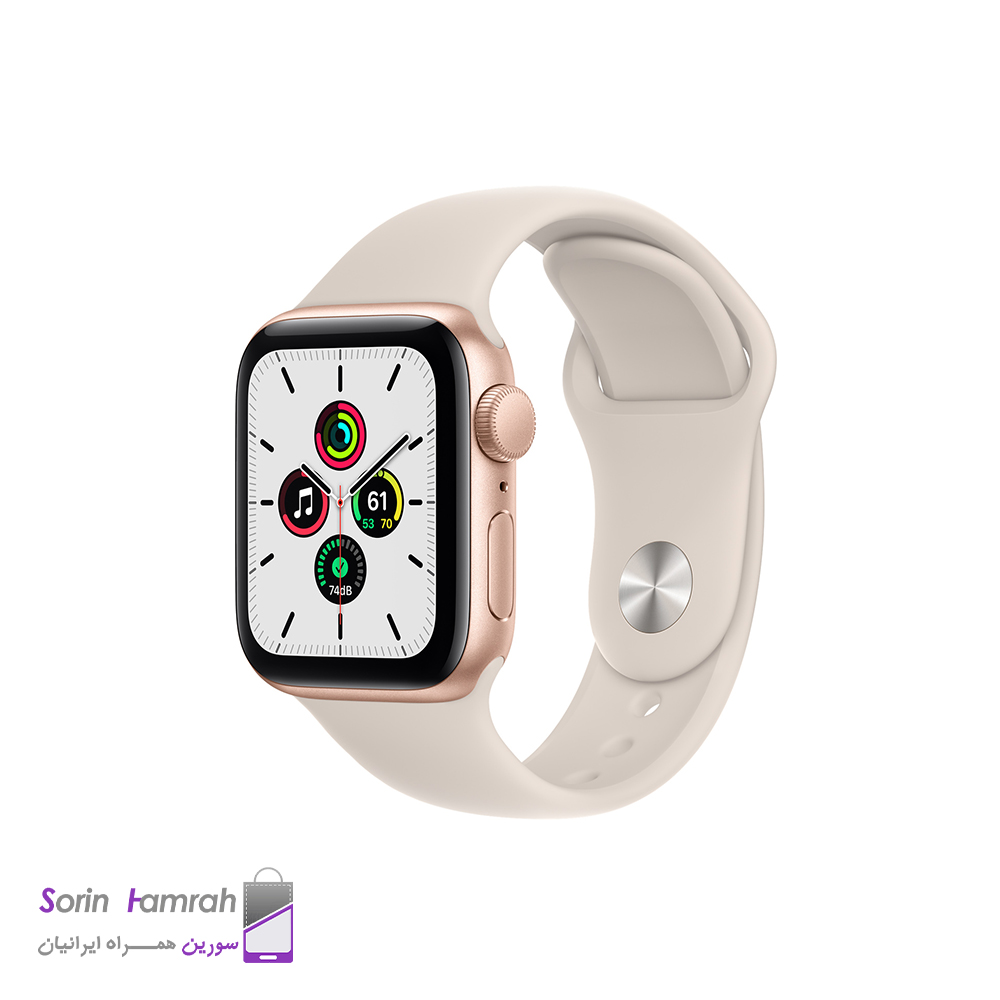 اپل واچ 7 SE مدل 40mm بدنه آلومینیوم با بند سیلیکونی